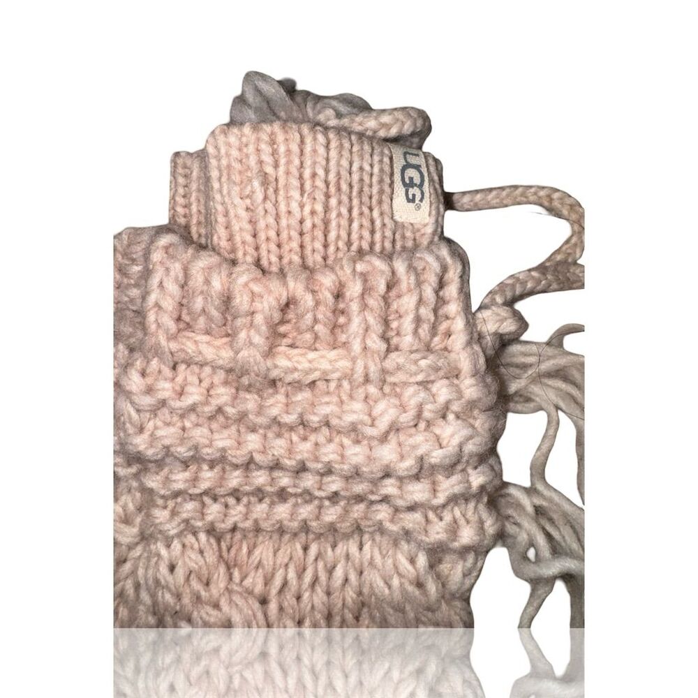 UGG Women's Cozy Knit Slipper Socks with Pom Pom Beige Winter: OSFM - Picture 7 of 7